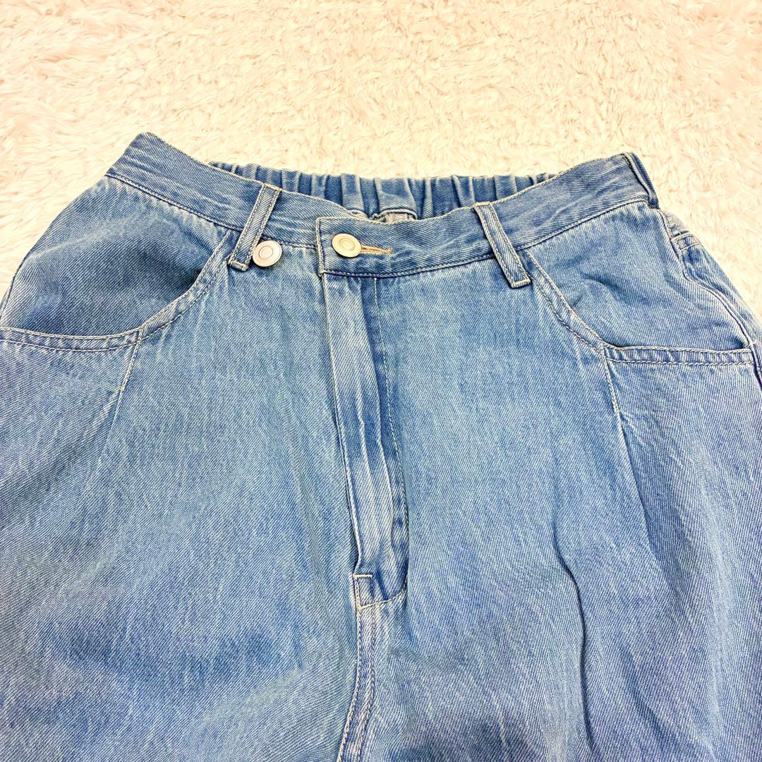 24SS ビアズリー ラップ風デニム Fサイズ FRIPIER ブルー