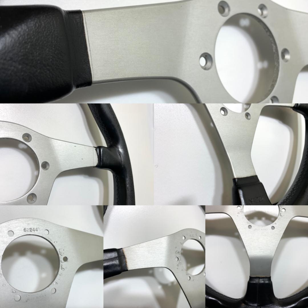 ナルディ ガラ3 タイプ0 レザー ステアリング 35パイ 補修ベースにも