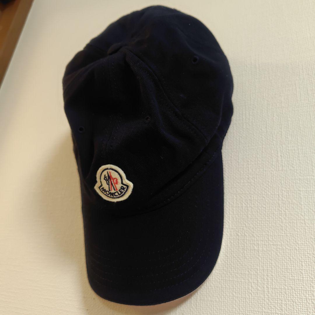 極美品　 正規品 MONCLER モンクレール ベースボールキャップ ブラック