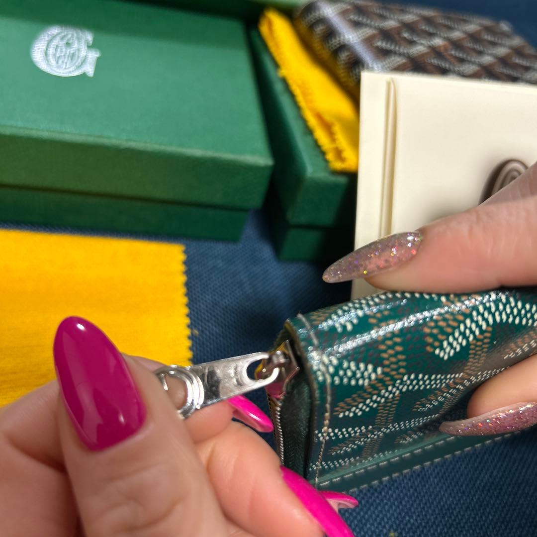 ゴヤール GOYARD 小銭入れ グリーン