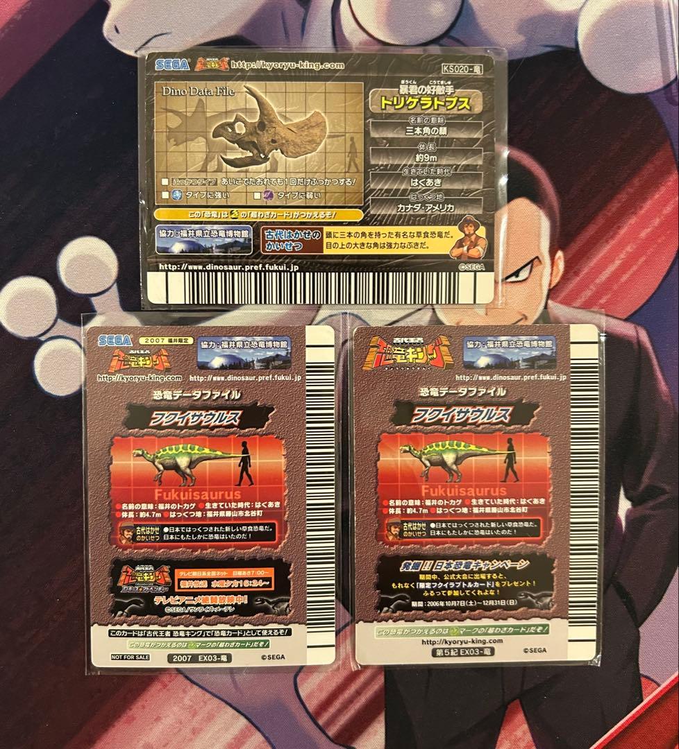 【超貴重】恐竜キング 福井恐竜博物館 限定カード　刻印入り