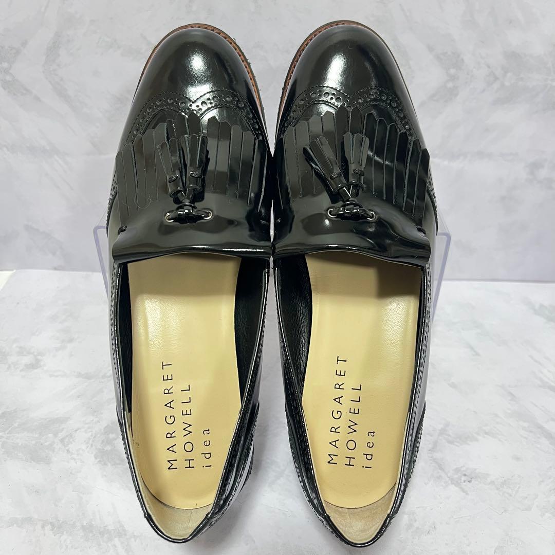 ❣️未使用級❣️ マーガレットハウエル タッセルローファー ウイングチップ フリンジ