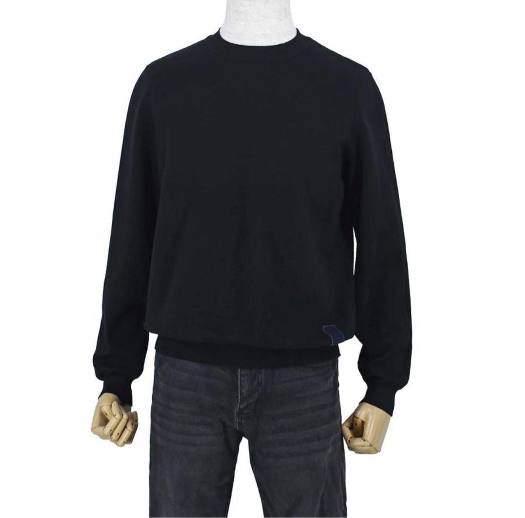 FENDI フェンディ　ニット　ロゴ　ブラック　黒　セーター