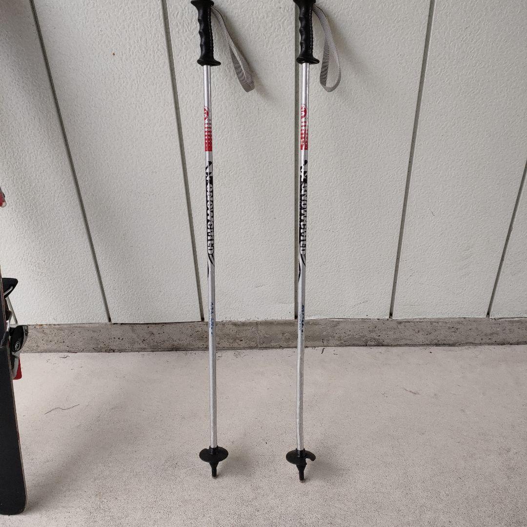 スキー110　板:ストック:ブーツ3点セット