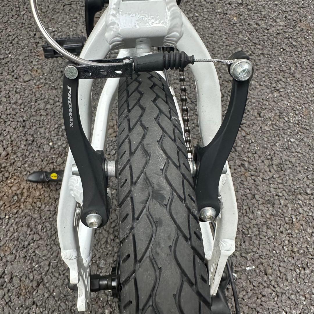 とび　電動アシストバイク　baron バロンX20 ホワイト