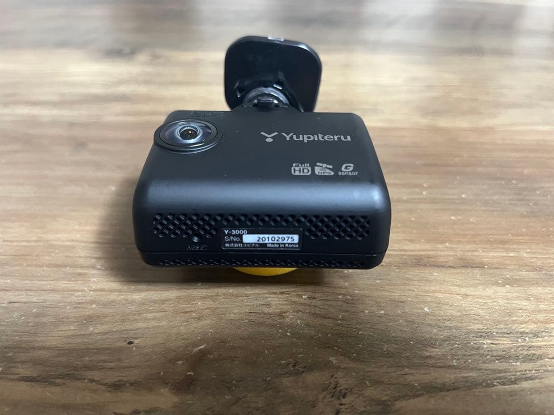 ユピテルY-3000 全方面カメラドラレコ　駐車監視機能付　動作確認済！