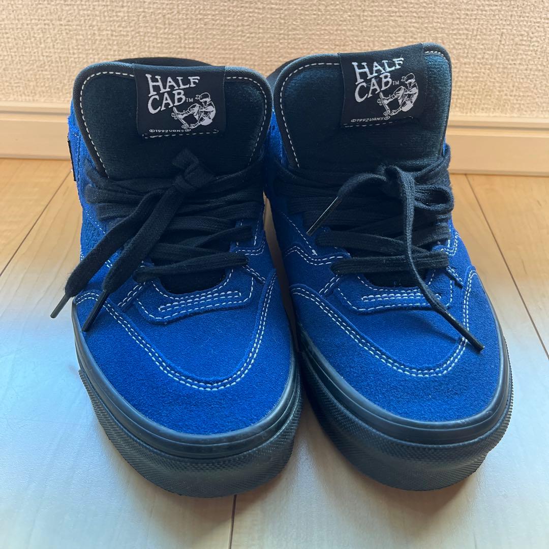 【ilon】VANS HALF CAB 青 スニーカー　24cm