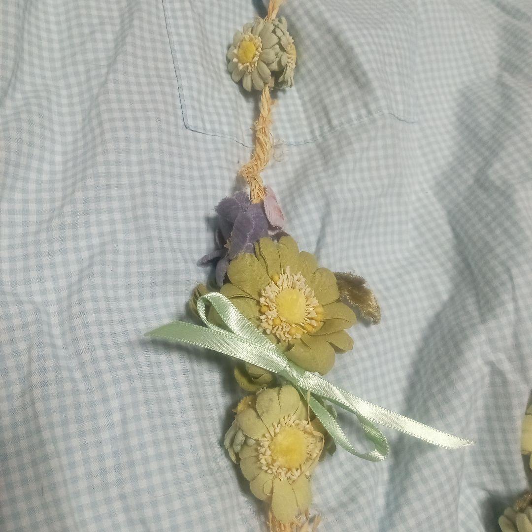 ワンダフルワールド　雛菊とすみれコサージュベルト