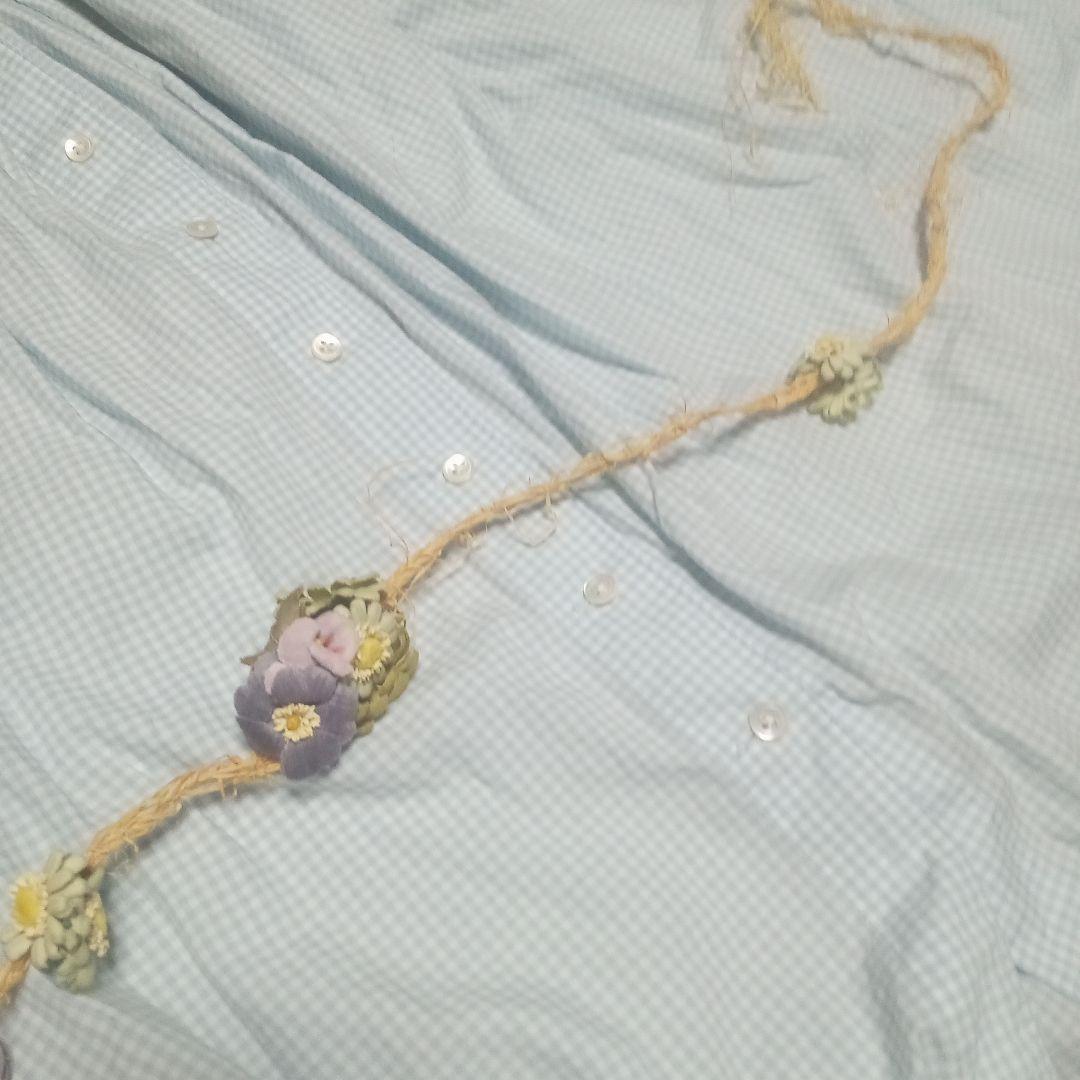 ワンダフルワールド　雛菊とすみれコサージュベルト