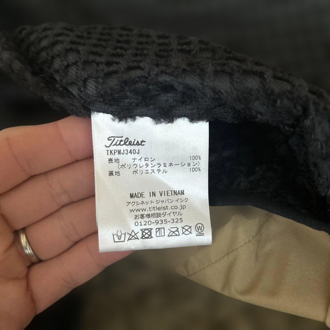 タイトリスト ゴルフジャケット ベージュ Mサイズ