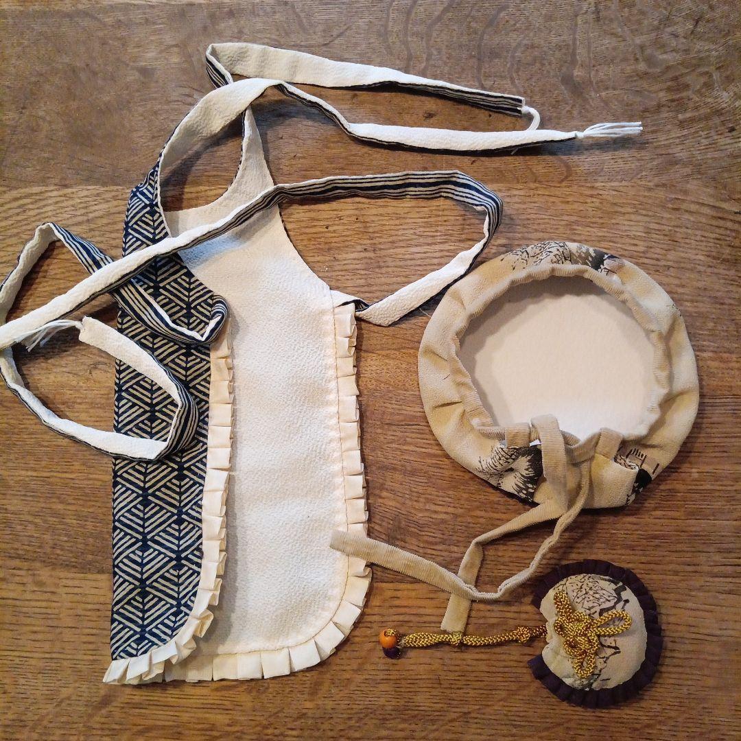 15号の市松人形のお着物の一式8点　ご依頼品