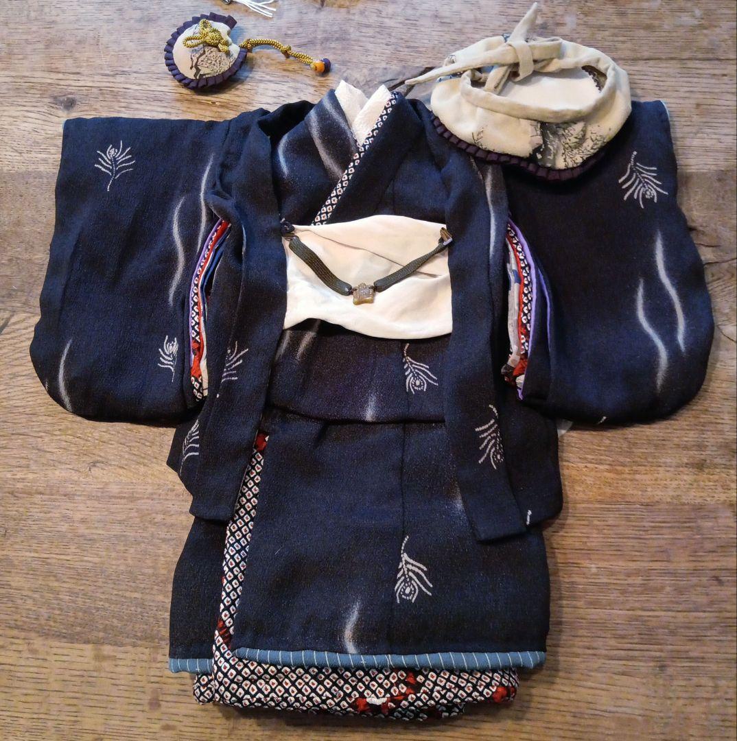 15号の市松人形のお着物の一式8点　ご依頼品