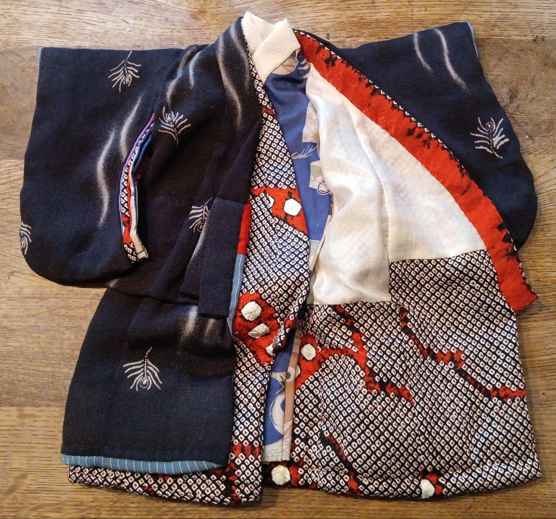 15号の市松人形のお着物の一式8点　ご依頼品