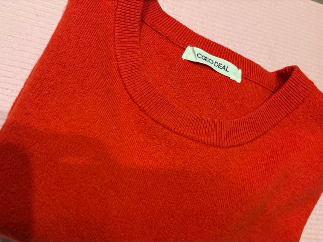 COCO DEAL オーバーニットミニワンピース