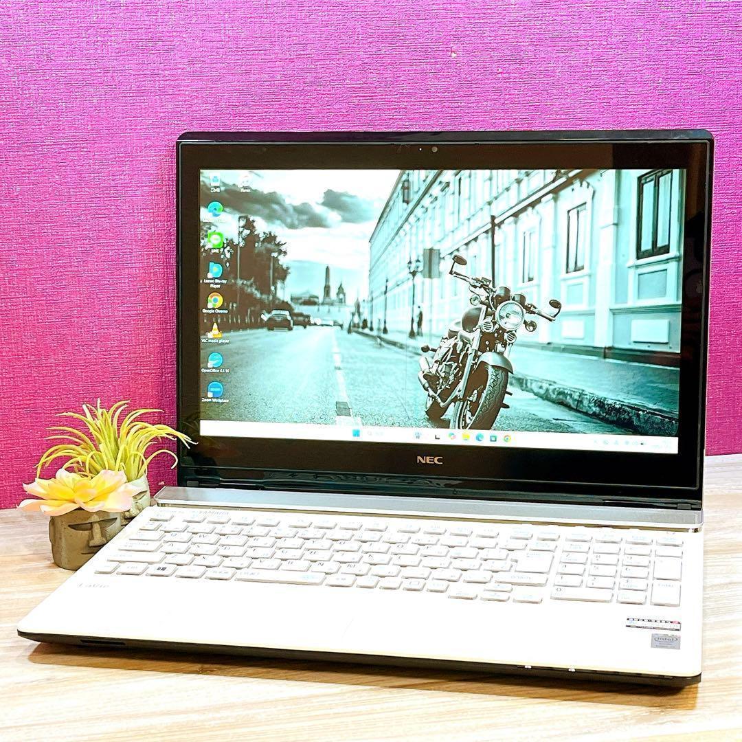 Corei7✨8GB✨タッチパネル✨すぐ使えるノートパソコン✨ブルーレイ✨訳あり