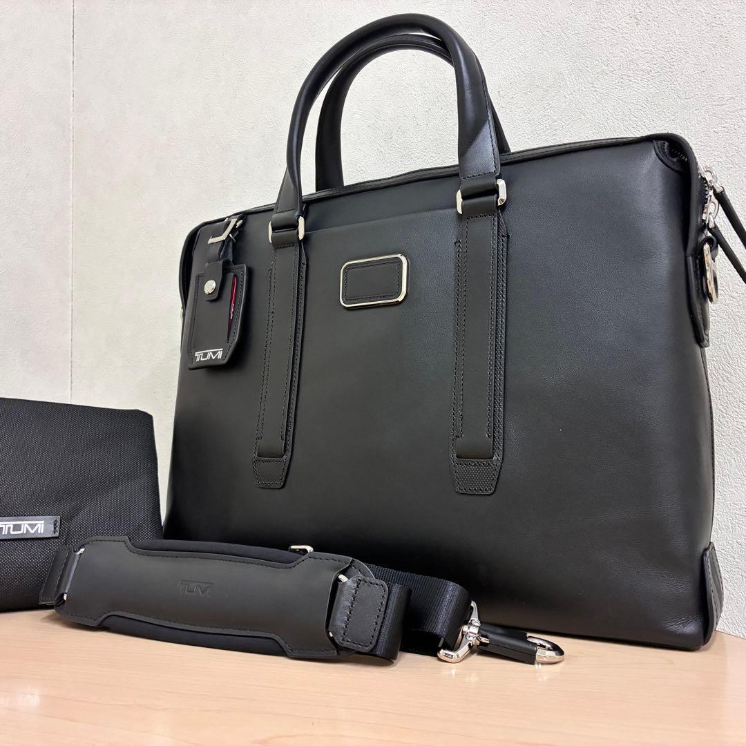 【極美未使用品✨】 TUMI レザー ブリーフケース 2415D2E タグ付