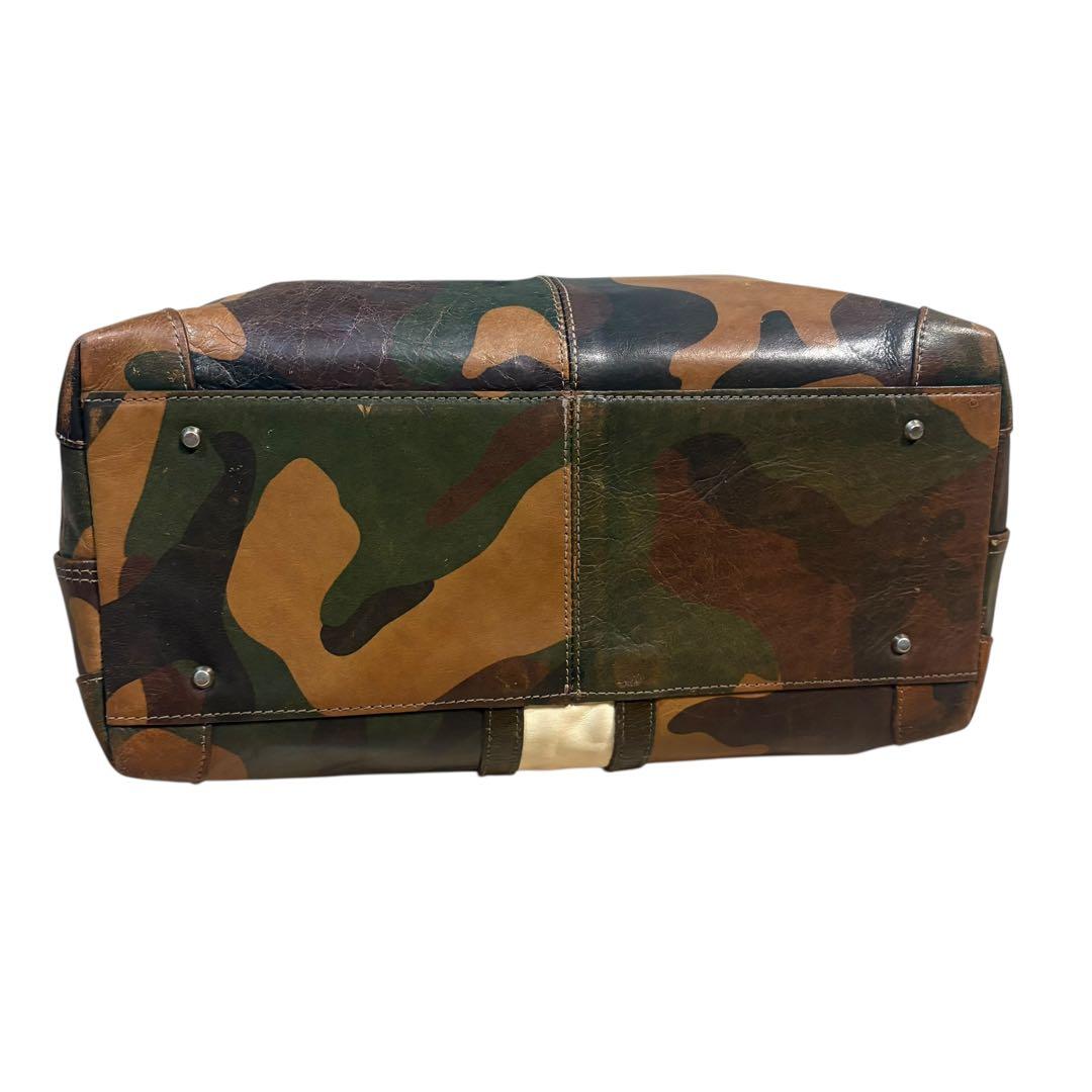 限定100個 アニアリ 迷彩 レザー トートバック ショルダーA4 aniary