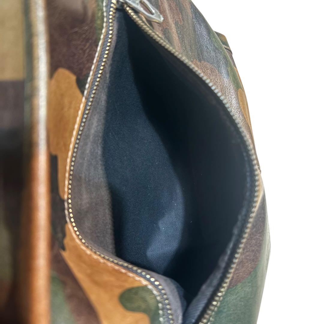 限定100個 アニアリ 迷彩 レザー トートバック ショルダーA4 aniary