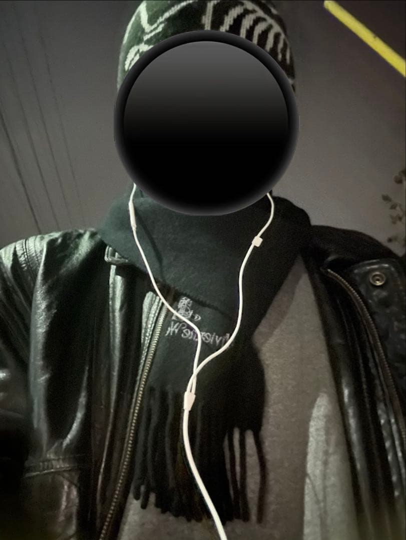 80s A-2 レザーフライトジャケット　深水光太　レザーボンバージャケット　黒