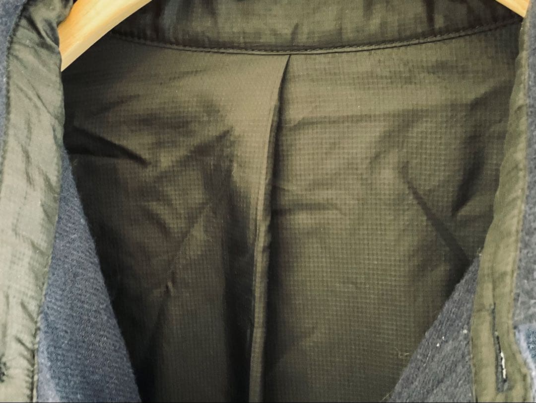 GOLDWIN ドゥラブルウールシャツ/GM50334P/L/ネイビー