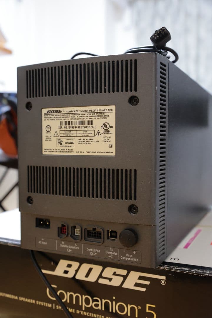 【完動品】Bose Companion 5 スピーカーシステム