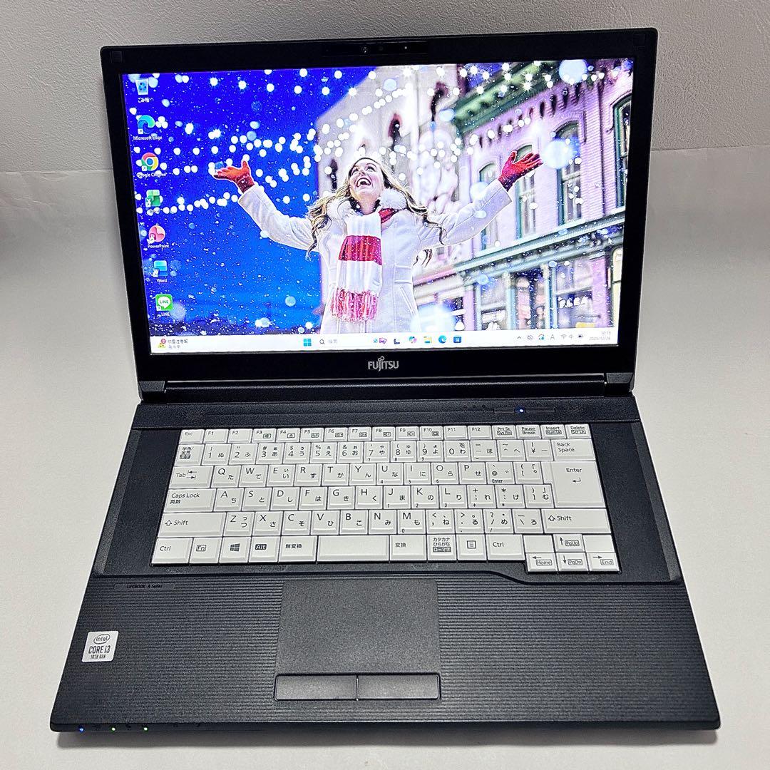 【Office2021搭載】LIFEBOOK｜SSD256GB｜バッテリー極上