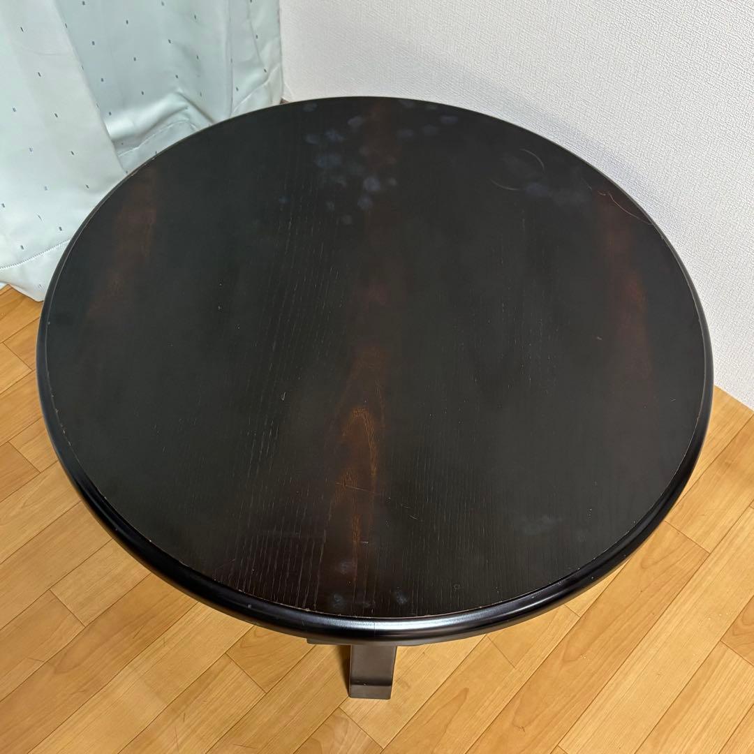 レトロ　ちゃぶ台　丸ちゃぶ台　折りたたみ　テーブル　座卓