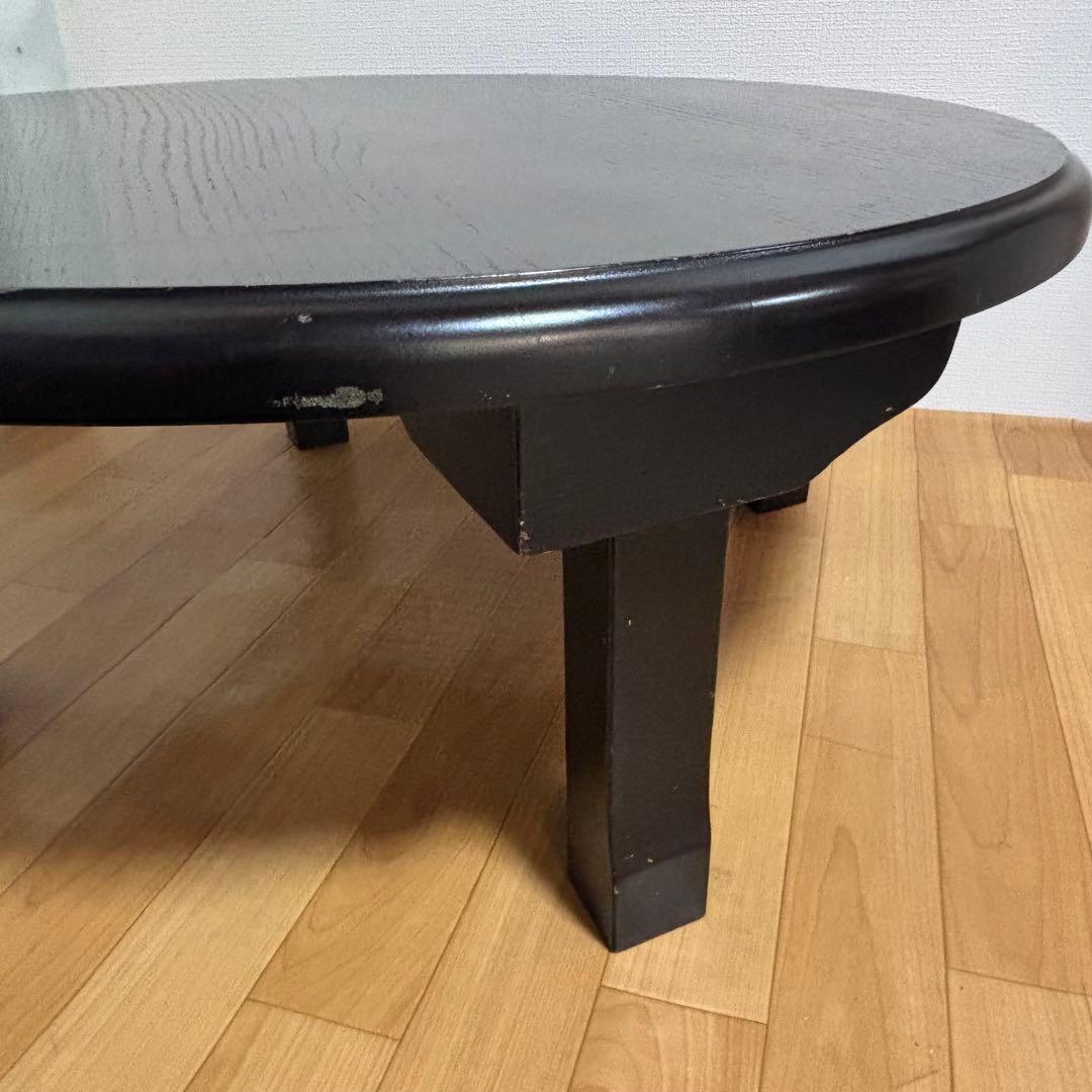 レトロ　ちゃぶ台　丸ちゃぶ台　折りたたみ　テーブル　座卓