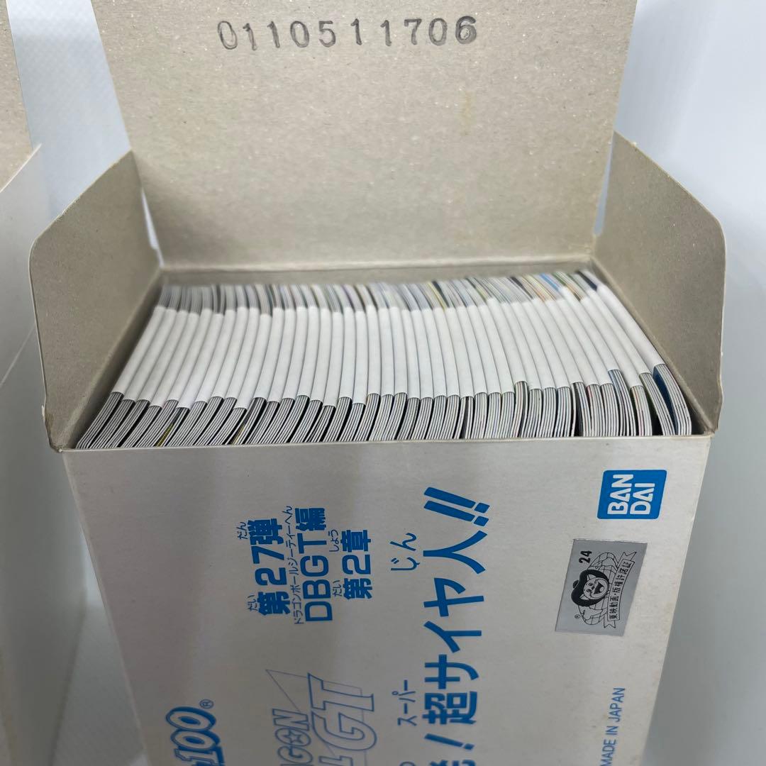 ドラゴンボール カードダス100 本弾/第27弾 BOX×2
