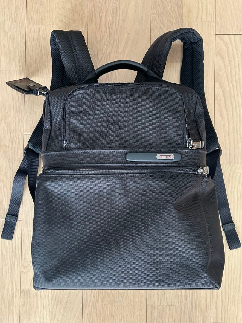 美品　TUMI メンズ　ビジネスリュック　ブラック