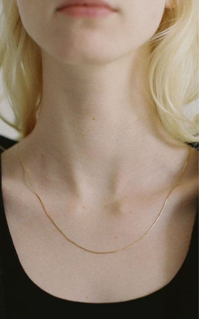 【完売品／K10】Llife K10 NECKLACE スネークチェーン