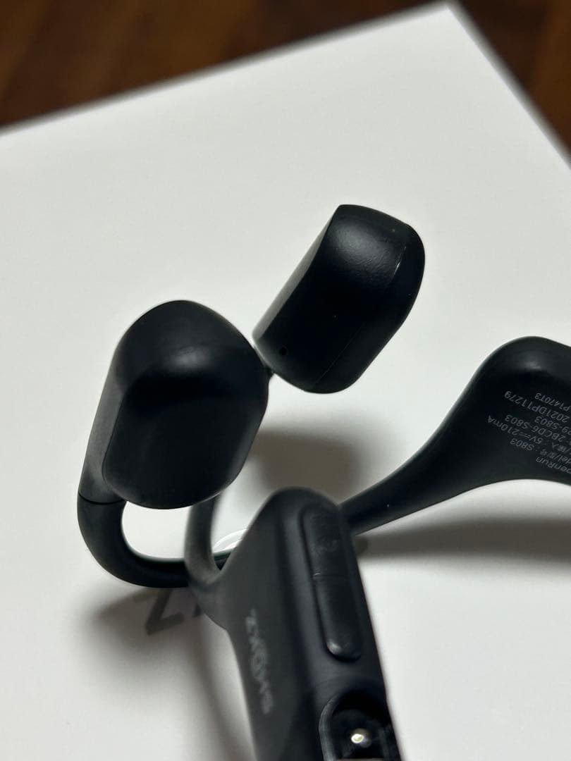 Shokz OpenRun ブラック 骨伝導イヤホン　良品