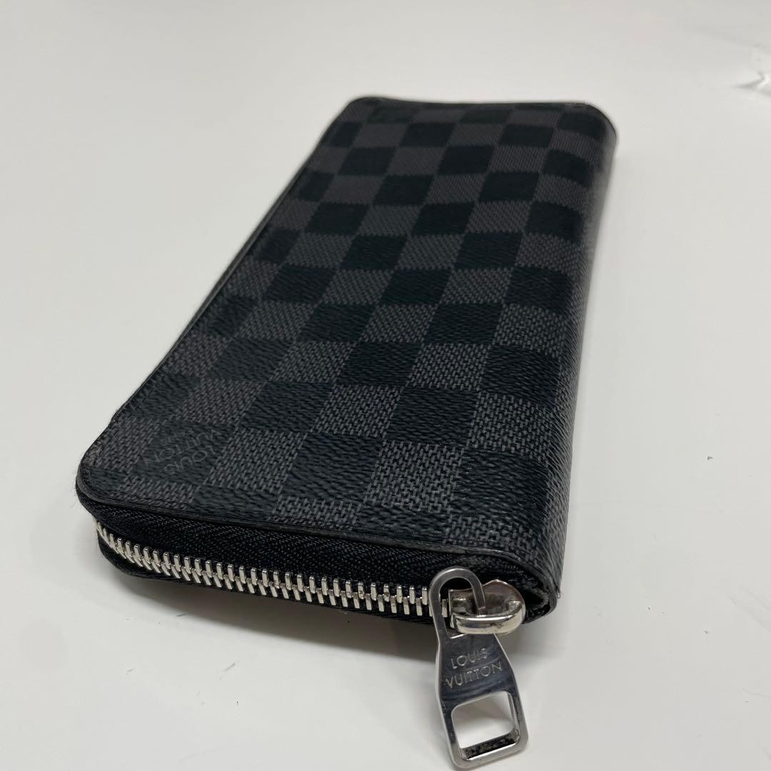 り*う様 LOUIS VUITTON ダミエグラフィット　ブラックPVC 長財布