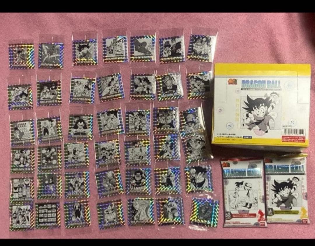 ドラゴンボール 40周年記念 シールウエハース 2 コンプ 箱＋パッケージ2種d