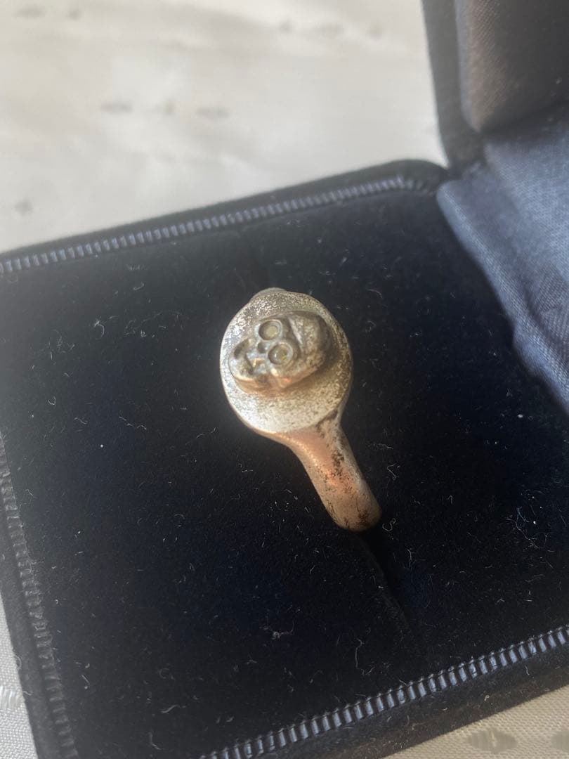 1939‘s ドイツ国防軍陸軍　特殊部隊　当時物　ソルジャーリング　スカルリング