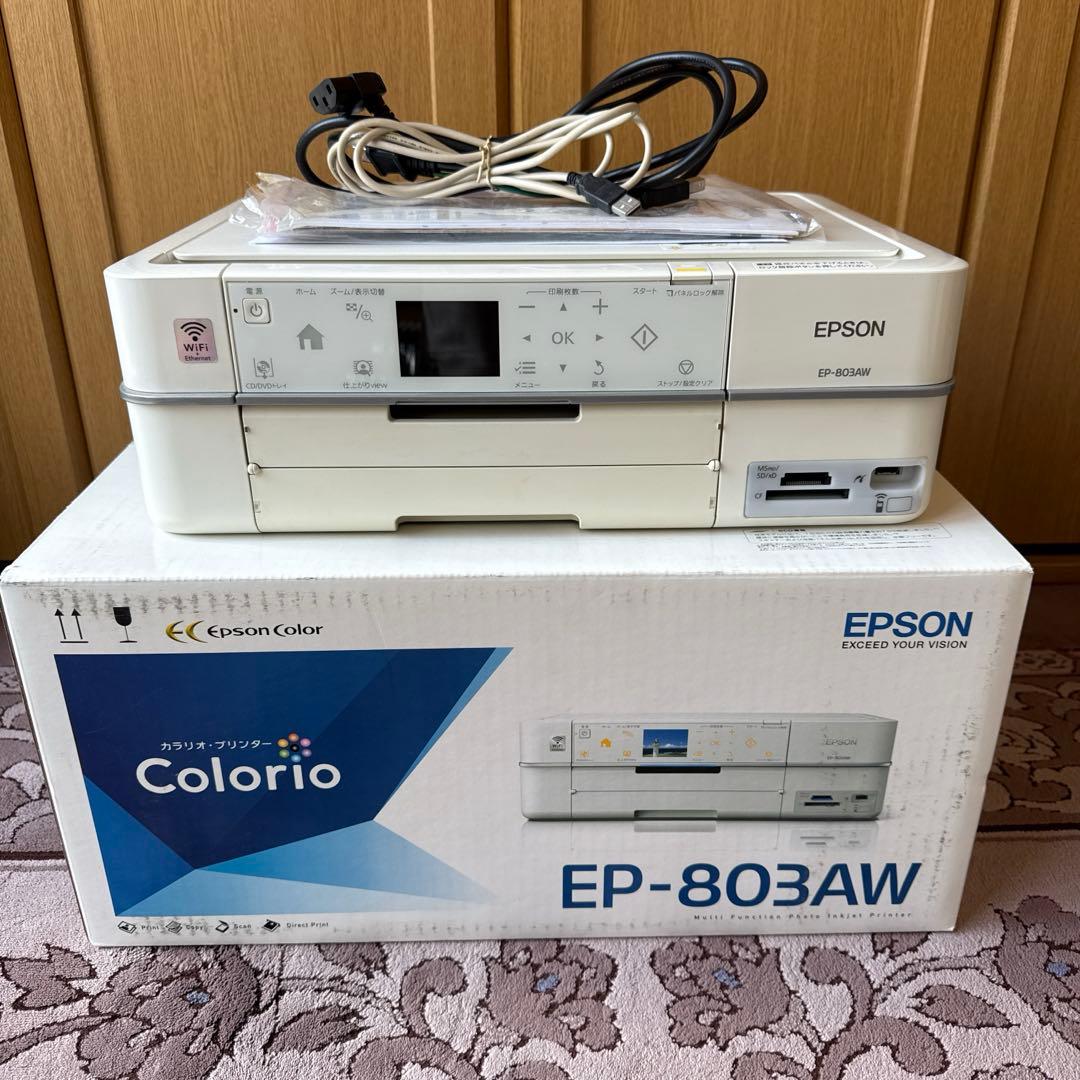 EPSON インクジェットプリンター EP-803AW