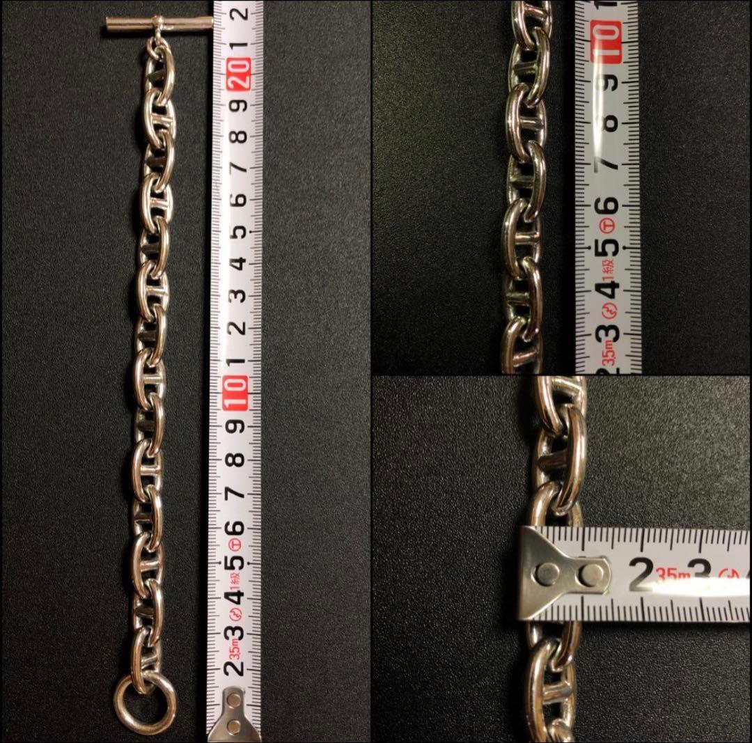 シルバー925 silver アンカーチェーン ブレスレット メンズ