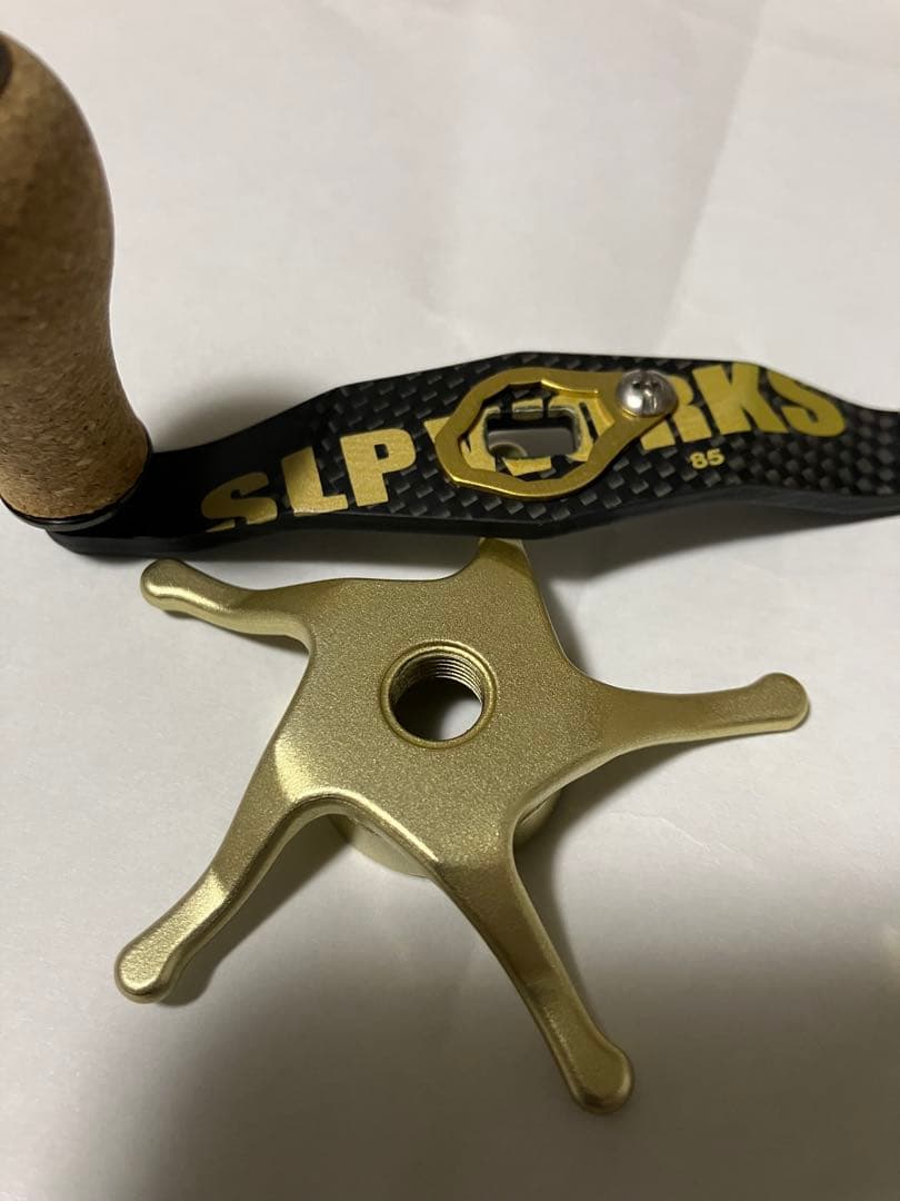 ダイワ用カーボンハンドル＆スタードラグセット　SLPワークス ZPI ゴールド