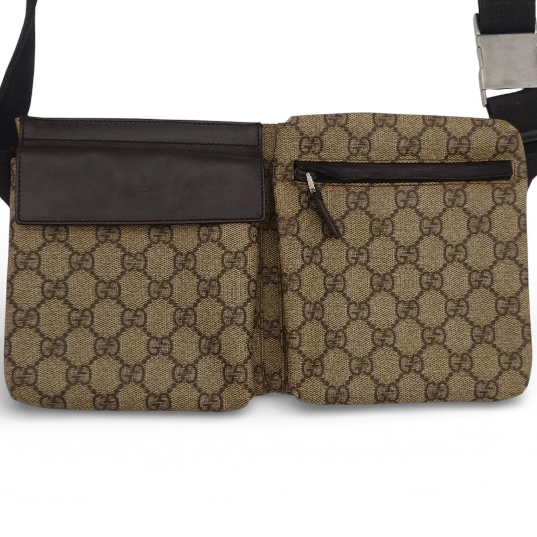 GUCCI （グッチ）ボディバッグ GG柄 ウエスバッグ