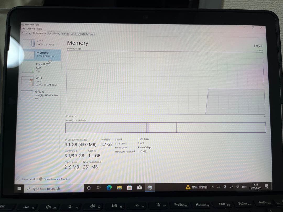 Windowsノート本体 Surface Go 2 LTE