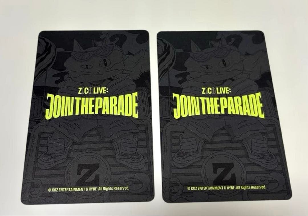 Block B ZICO JOIN THE PARDE トレカセット新品未使用