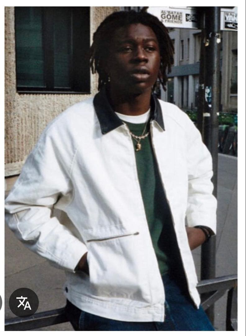 Supreme Leather Collar Work Jacket サイズS