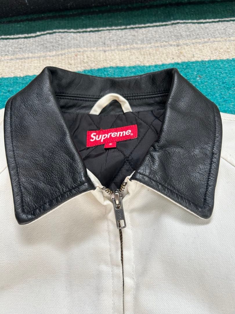 Supreme Leather Collar Work Jacket サイズS