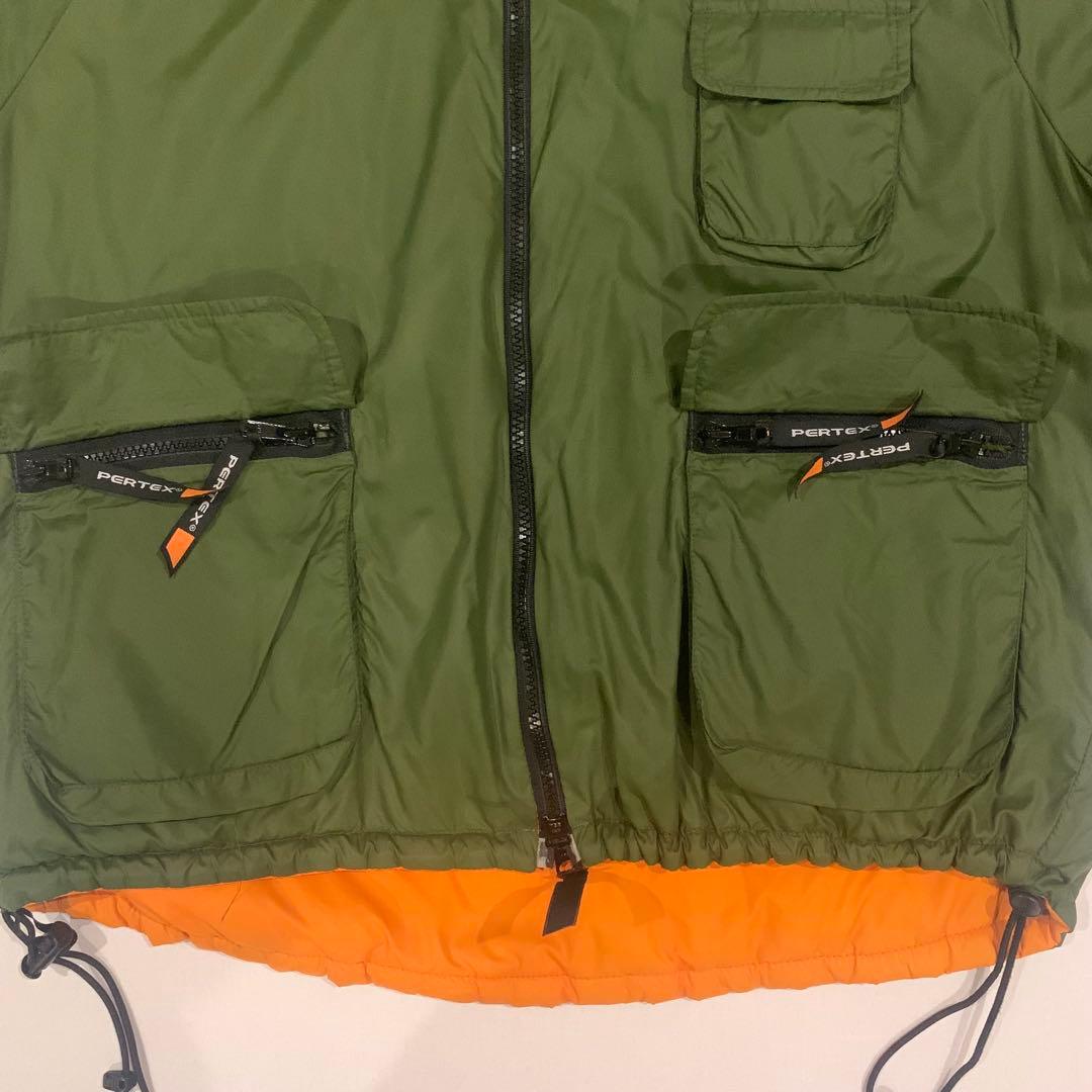 英国製ヴィンテージ・グレンフェルスポーツ.ナイロンリバーシブルパーカー・S