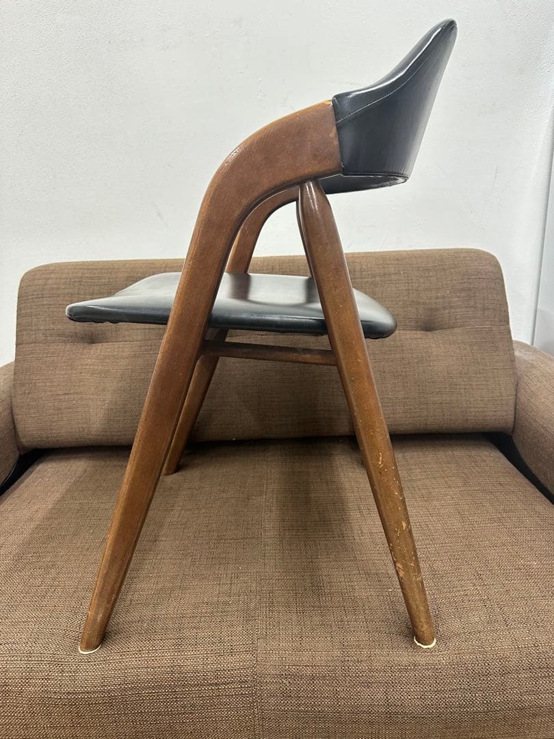 ① TSUJI レトロ　辻木工　ダイニングチェア