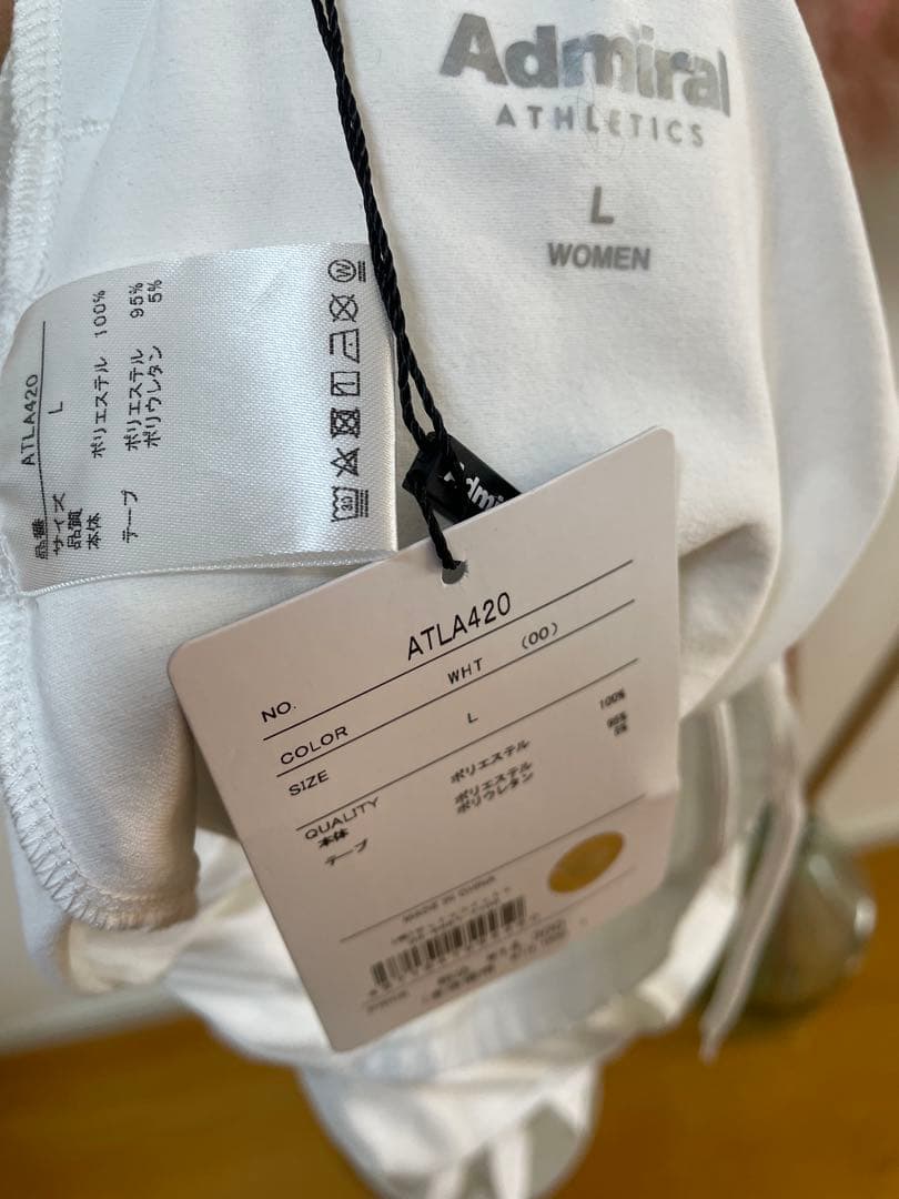 アドミラル新品紙タグ付き⭐️アシメプリーツスコートテニスウエアゴルフウエア