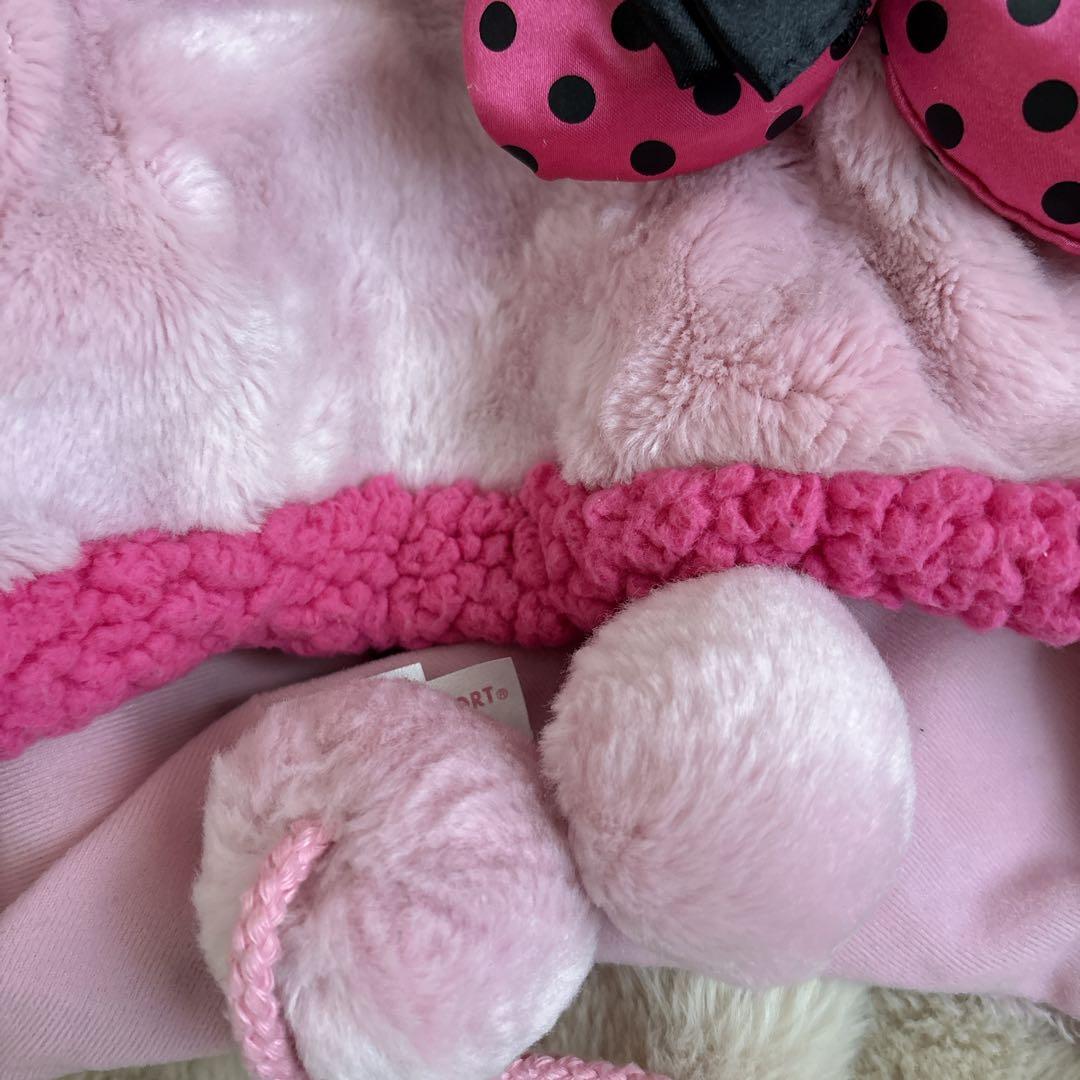 ミニービジュー付きピンク ファンキャップ