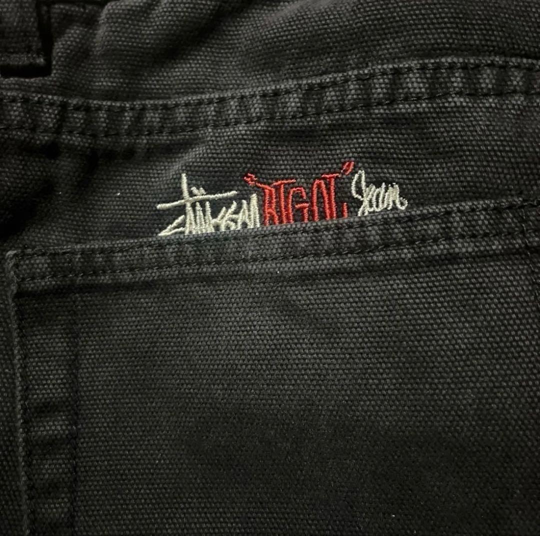 パンツ STUSSY BIG OL' JEAN WASHED CANVAS 30