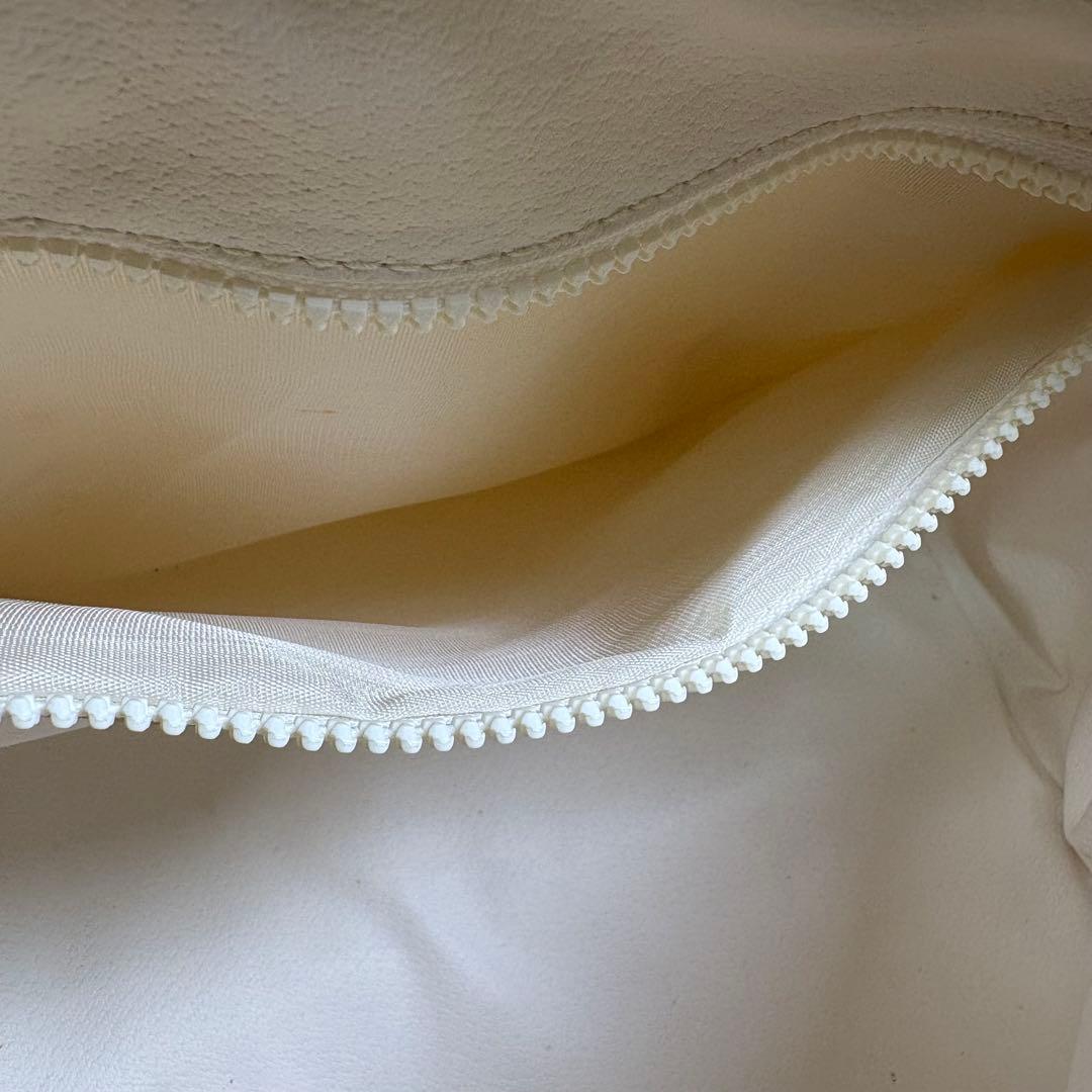 セリーヌ　ホワイト　マカダム　ボストンバッグ　ハンドバッグ