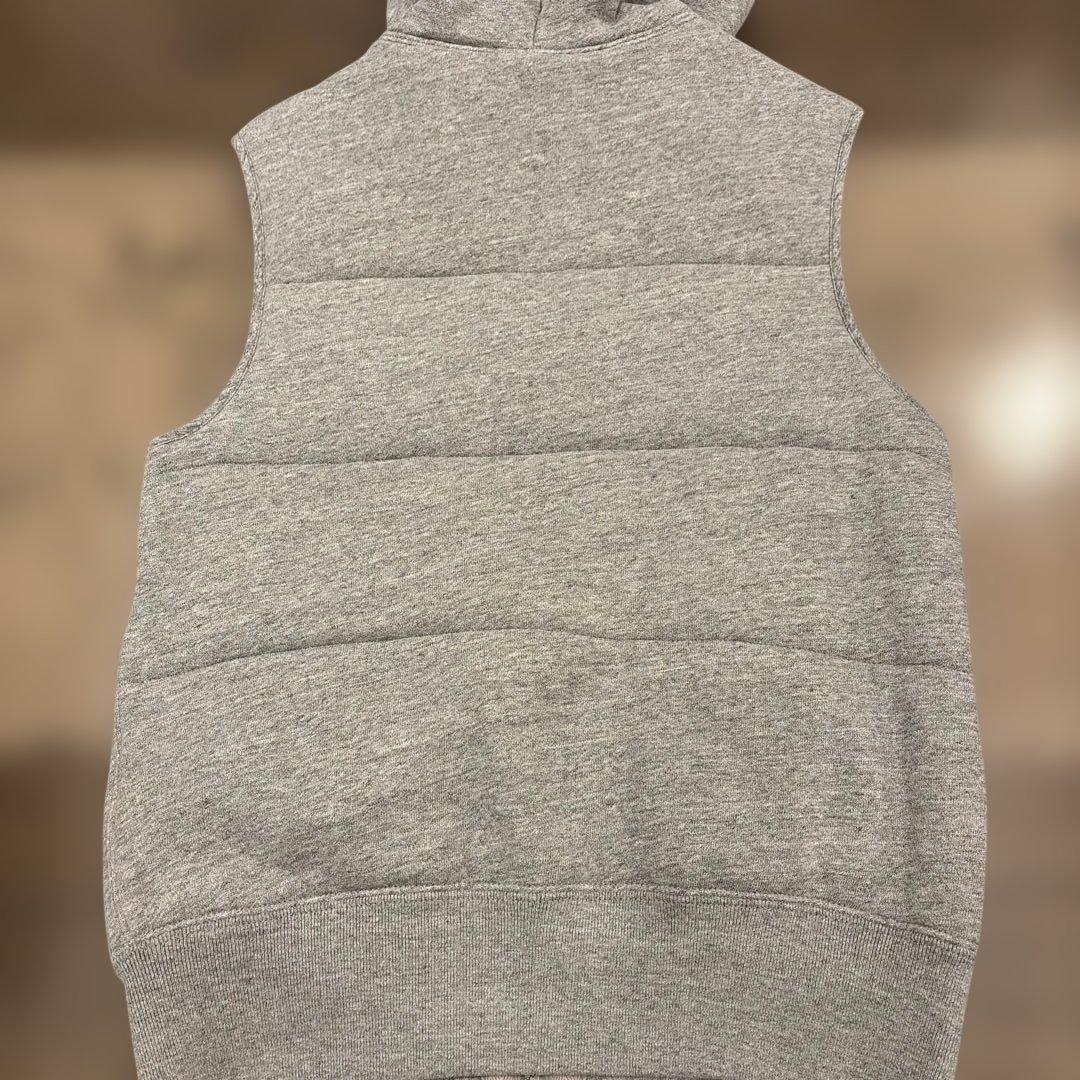 e*n様 ポロラルフローレン／フード付き中綿ベスト ポニー刺繍 グレー 男女兼用